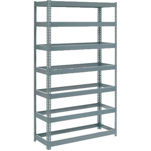 EXTRA HEAVY DUTY SHELVING 48"W X 24"D X 84"H WITH 7 SHELVES, NO DECK by Simon, Evers & Co.