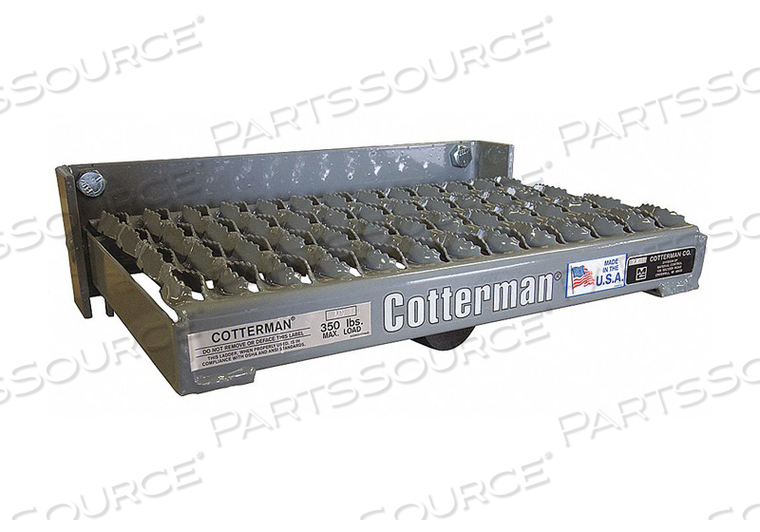 SPRING LOADED FOLD-UP STEP 4 IN H by Cotterman