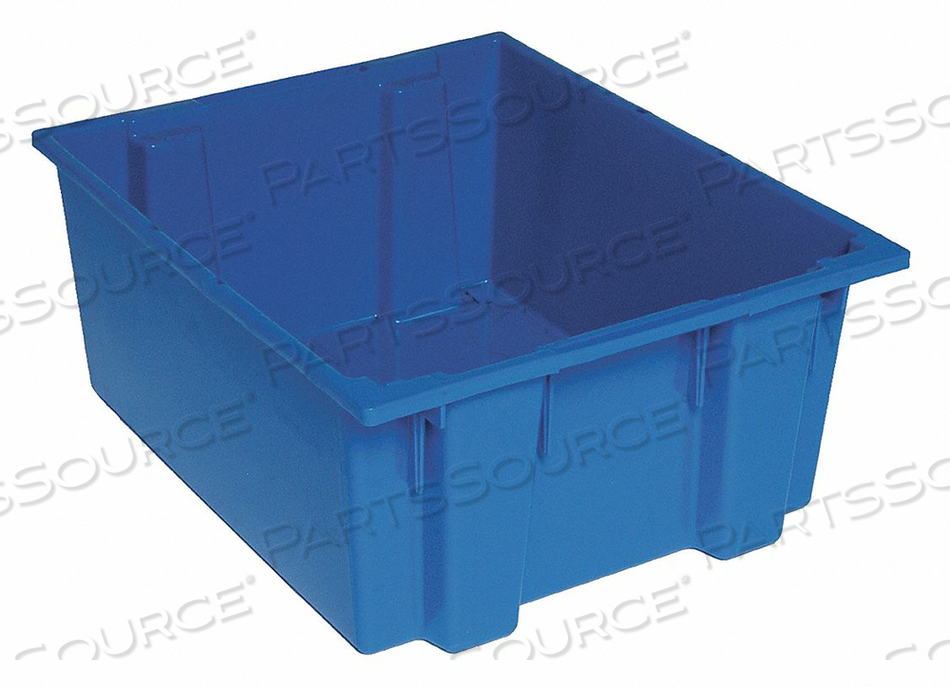 E1883 NEST AND STACK CONTAINER 23-1/2 IN BLUE by Quantum Storage Systems E1883 NEST AND STACK CONTAINER 23-1/2 IN BLUE by Quantum Storage Systems