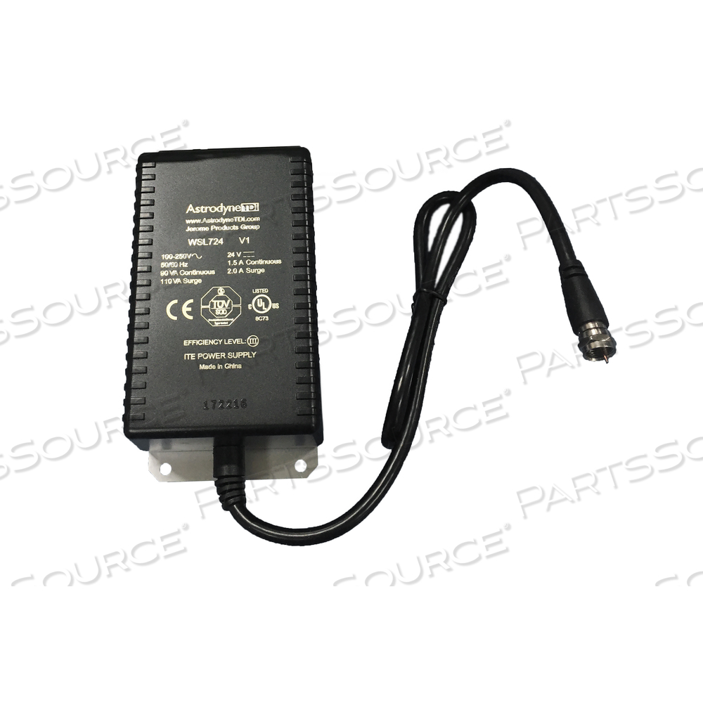 POWER SUPPLY, 24 V 1.5 A, W/ FEMALE CONNECTION, LEAD-FREE by Spacelabs Healthcare