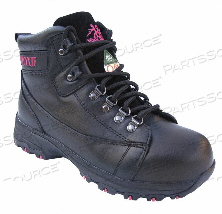 6 WORK BOOT 7 D BLACK ALUMINUM PR by Moxie Trades 6 WORK BOOT 7 D BLACK ALUMINUM PR by Moxie Trades