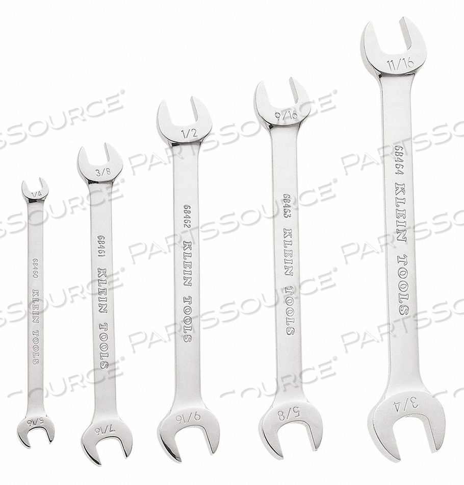 OPEN-END WRENCH SET, 5-PC. W/ POUCH by Klein Tools OPEN-END WRENCH SET, 5-PC. W/ POUCH by Klein Tools