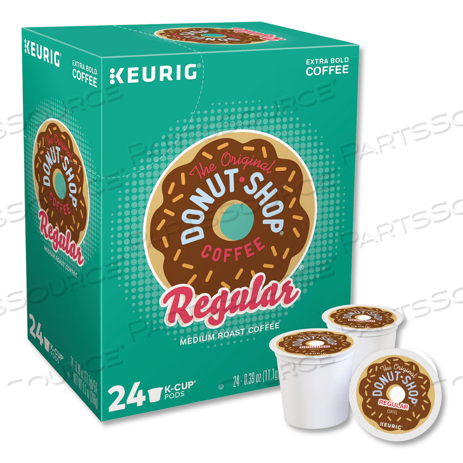 DONUT SHOP COFFEE K-CUPS, REGULAR by The Original Donut Shop DONUT SHOP COFFEE K-CUPS, REGULAR by The Original Donut Shop