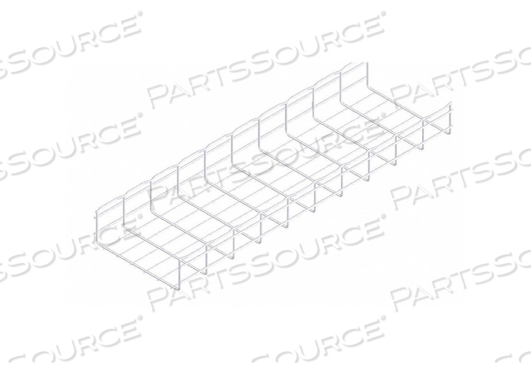 WIRE MESH CABLE TRAY 12X4IN 10 FT by Cablofil WIRE MESH CABLE TRAY 12X4IN 10 FT by Cablofil