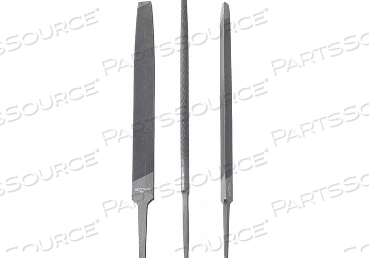 FILE SET, FILE TYPE MACHINISTS FILE, MATERIAL APPLICATIONS STAINLESS STEEL, FILE STYLE AMERICAN PATTERN FILE, FILE LENGTH WITHOUT TANG 6 IN, by Westward