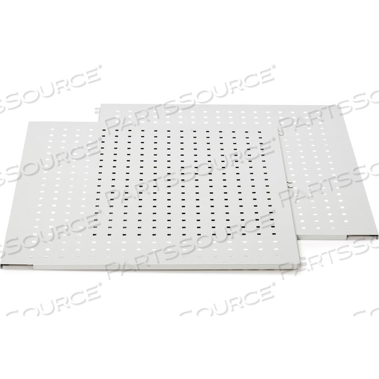 FIFO FLOW RACK PERFORATED PANEL SET (LEFT/RIGHT), 23/39"W X 28-49/50"D X 31-32/33 - GRAY by Treston