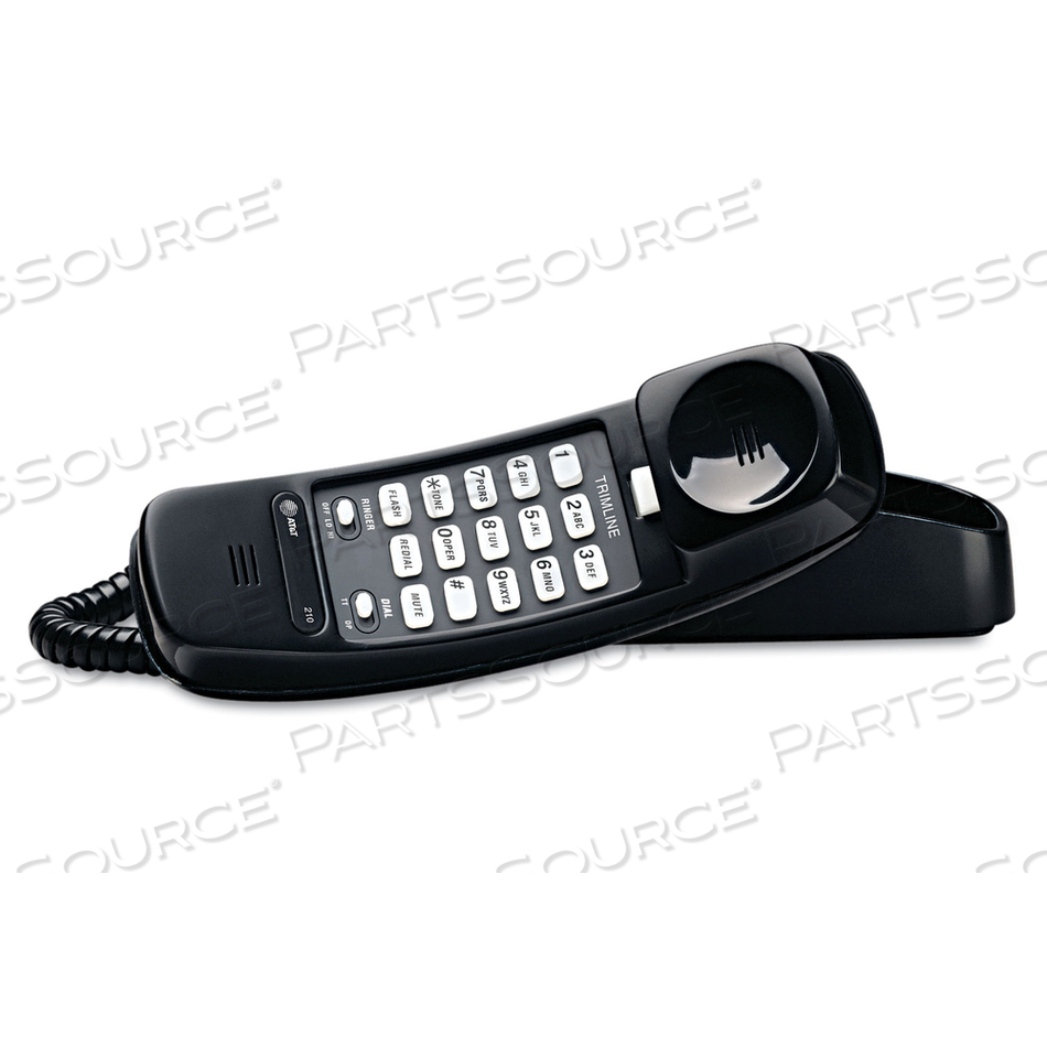 210 TRIMLINE TELEPHONE, BLACK by AT&T 210 TRIMLINE TELEPHONE, BLACK by AT&T
