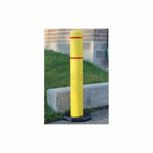 BOLLARDGARD ANYWHERE WITH 25 LB. RUBBER BASE, YELLOW/WHITE TAPE, 7" X 52" by Innoplast, Inc BOLLARDGARD ANYWHERE WITH 25 LB. RUBBER BASE, YELLOW/WHITE TAPE, 7" X 52" by Innoplast, Inc