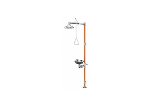 DRENCH SHOWER WITH FACE/EYEWASH 16 IN W by Guardian Equipment