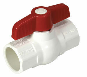 BALL VALVE PVC BODY 1/2 PIPE SZ by Nds