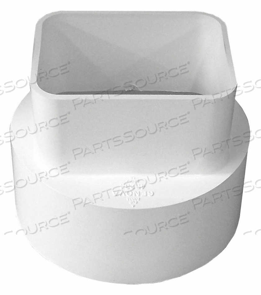 DOWNSPOUT ADAPTER PVC 2 X3 X3 