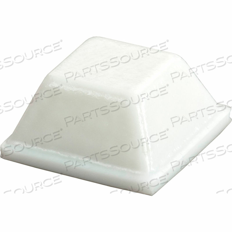 RUBBER BUMPER PAD FOR APPLIANCES - SQUARE - WHITE - 0.230" H X 0.500" W - BS03 - PKG OF 5000 