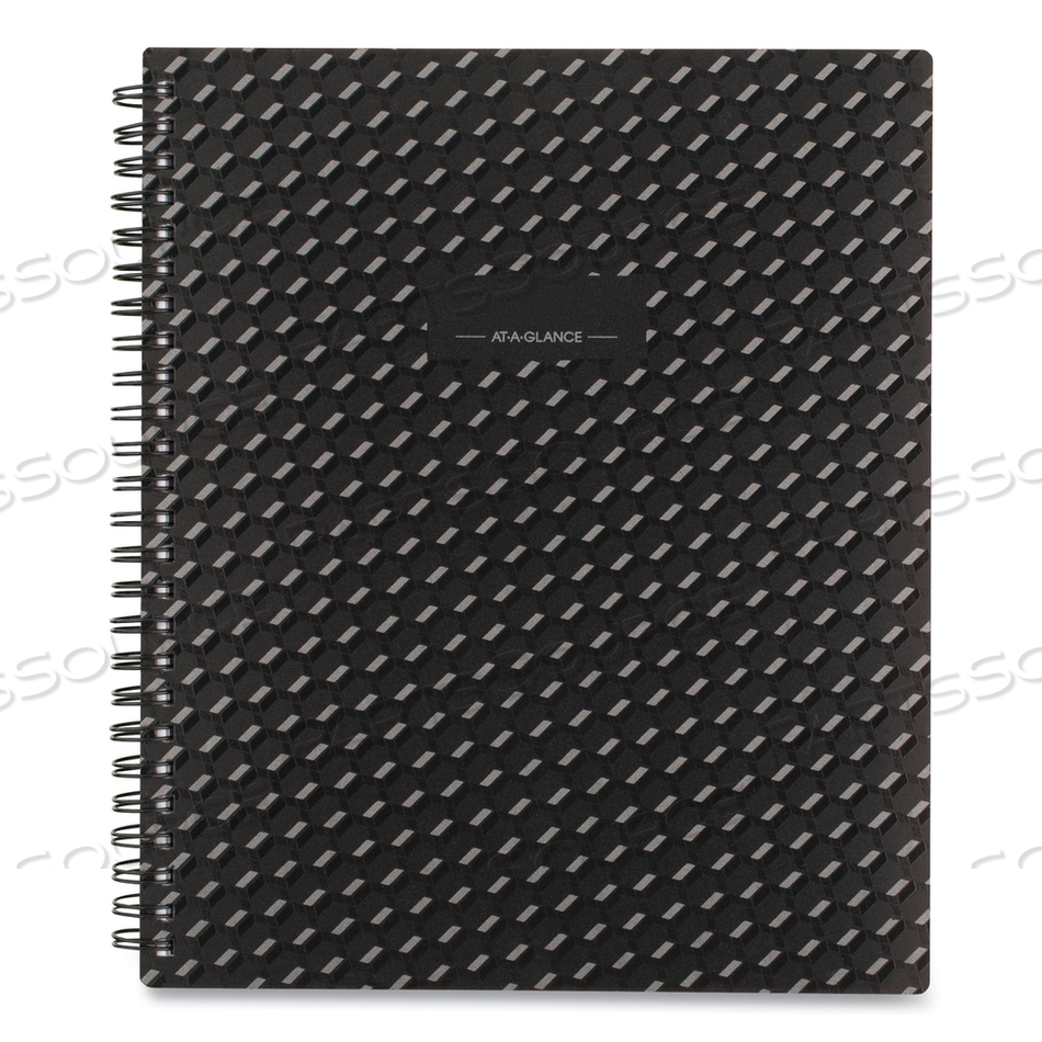 ELEVATION POLY WEEKLY/MONTHLY PLANNER, 8.75 X 7, BLACK COVER, 12-MONTH (JAN TO DEC): 2023 