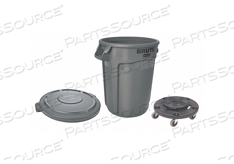 UTILITY CONTAINER 32 GAL. GRAY by Rubbermaid Medical Division UTILITY CONTAINER 32 GAL. GRAY by Rubbermaid Medical Division