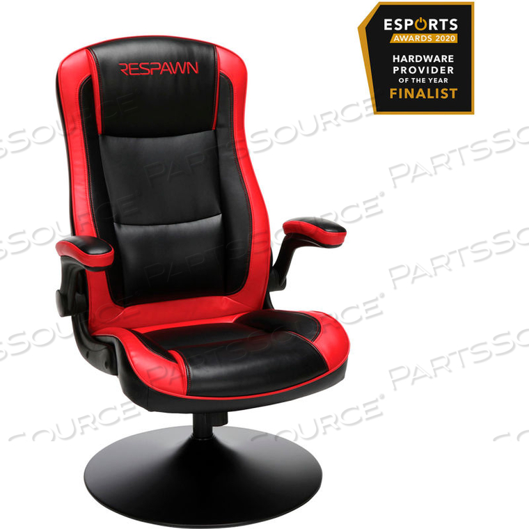 RESPAWN-800 RACING STYLE GAMING ROCKER CHAIR, ROCKING GAMING CHAIR, IN RED () 