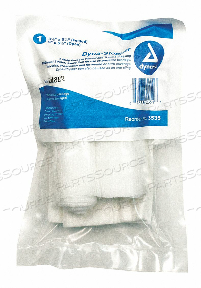 TRAUMA DRESSING STERILE 9 X 5-1/2IN PK60 by Dynarex