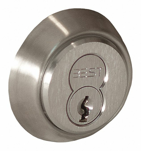 MORTISE CYLINDER SATIN CHROME by Best