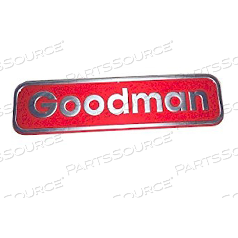 NAMEPLATE GOODMAN REPLACES 0161F00000P (5) by Goodman