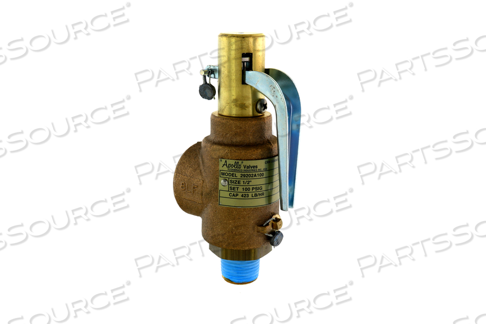 100 PSIG SAFETY VALVE, 1/2 X 1 IN by Getinge USA Sales, LLC