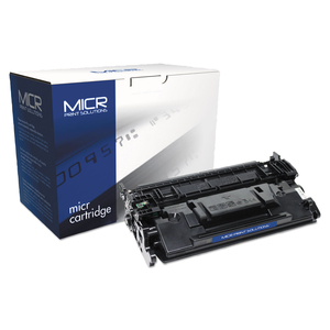 COMPATIBLE CF226X(M) (26XM) HIGH-YIELD MICR TONER, 9,000 PAGE-YIELD, BLACK by MICR Print Solutions COMPATIBLE CF226X(M) (26XM) HIGH-YIELD MICR TONER, 9,000 PAGE-YIELD, BLACK by MICR Print Solutions
