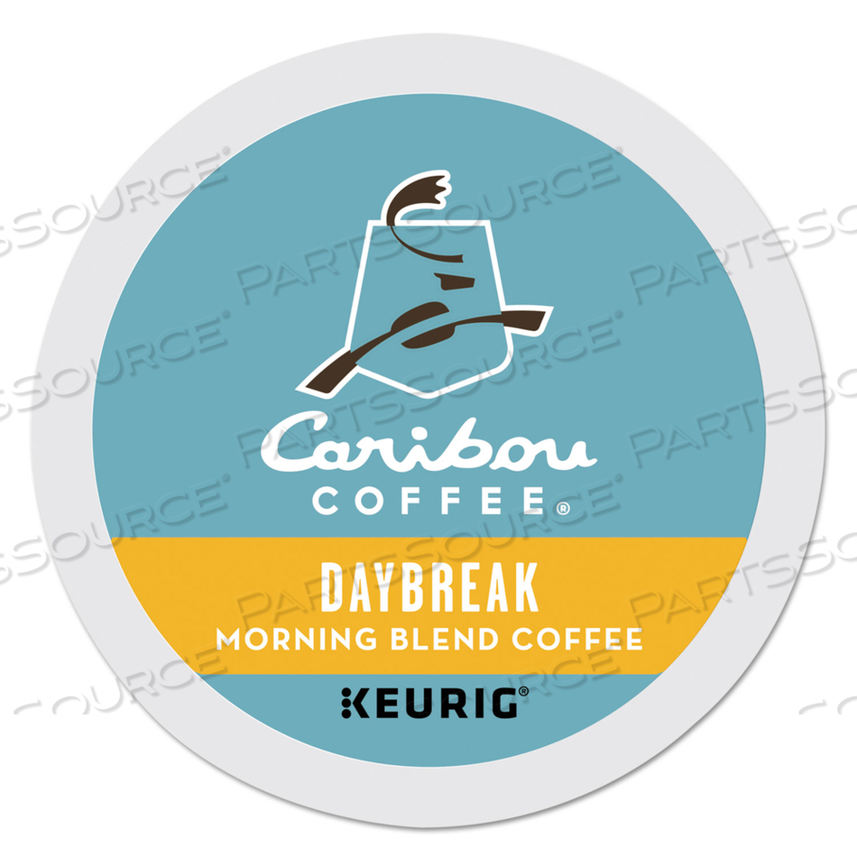 DAYBREAK MORNING BLEND COFFEE K-CUPS by Caribou Coffee DAYBREAK MORNING BLEND COFFEE K-CUPS by Caribou Coffee