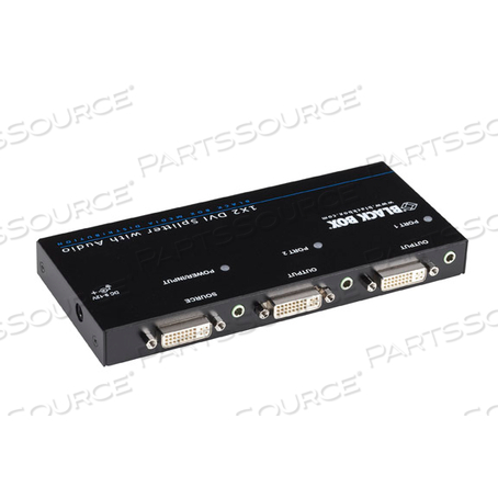 SINGLE LINK DVI-D SPLITTER, 100 TO 240 VAC, 50/60 HZ INPUT, 9 VDC, 0.6 A OUTPUT, 2.8 W, WITH AUDIO AND HDCP, 1 X 2 VERSION SINGLE LINK DVI-D SPLITTER, 100 TO 240 VAC, 50/60 HZ INPUT, 9 VDC, 0.6 A OUTPUT, 2.8 W, WITH AUDIO AND HDCP, 1 X 2 VERSION
