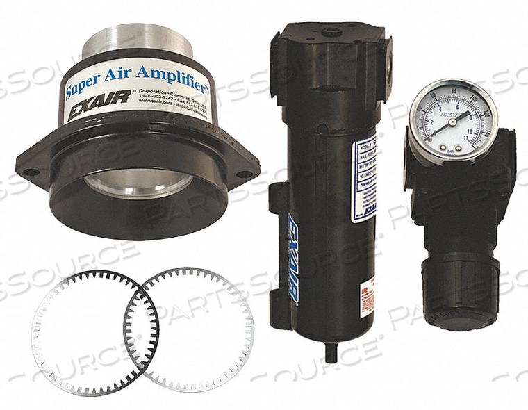 AIR AMPLIFIER KIT 0.73 IN INLET 6.1 CFM by Exair Corporation