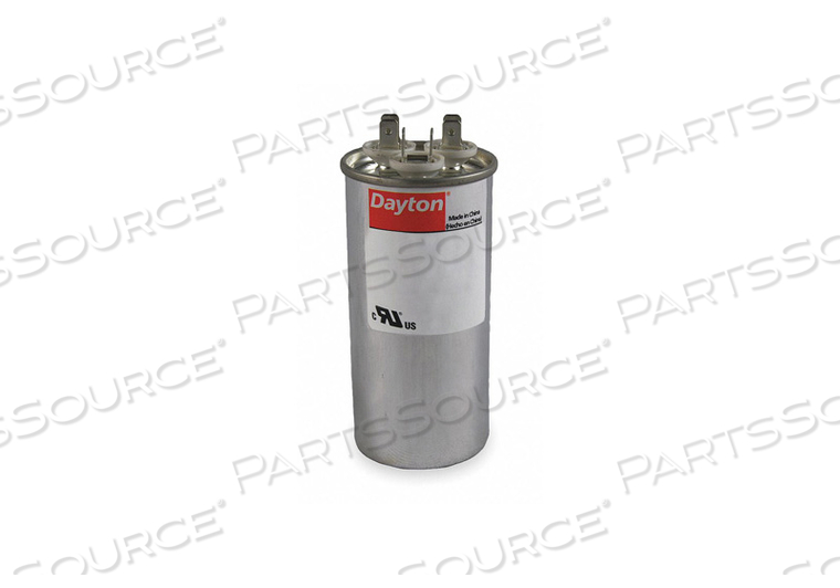 MOTOR DUAL RUN CAP 40/5 MFD 370V ROUND by DAYTON ELECTRIC MANUFACTURING CO