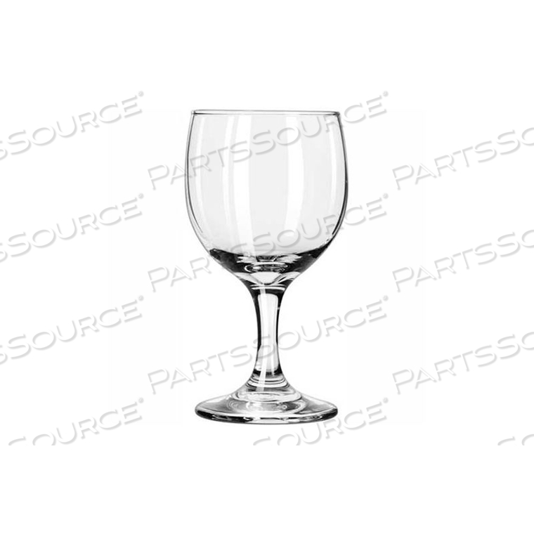 GLASS 8.5 OZ., EMBASSY WINE, 24 PACK 
