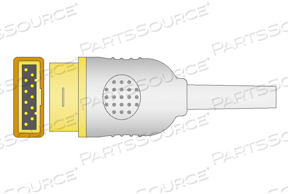 SINGLE TEMPERATURE CABLE, 400 SERIES PROBES, 1.7 FT by GE Medical Systems Information Technology (GEMSIT)