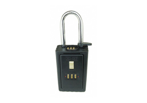LOCK BOX 3-LETTER HANGING COMBO SHACKLE by Nu-Set LOCK BOX 3-LETTER HANGING COMBO SHACKLE by Nu-Set