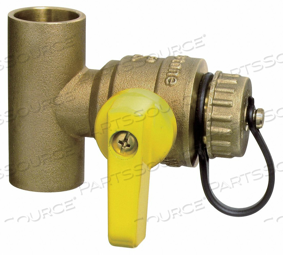 BOILER DRAIN VALVE 1/2 IN. C X C by Webstone BOILER DRAIN VALVE 1/2 IN. C X C by Webstone