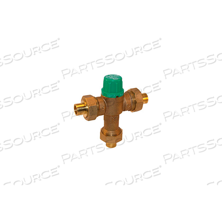 1/2 IN. FNPT THERMOSTATIC MIXING VALVE - LEAD FREE CAST BRONZE - ASSE1017 by Zurn Industries LLC