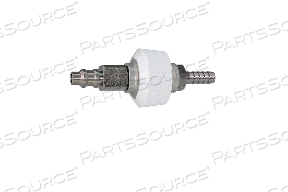 QUICK CONNECT ADAPTER, MALE X 1/4 IN HOSE BARB, WHITE, VACUUM by Bay Corporation