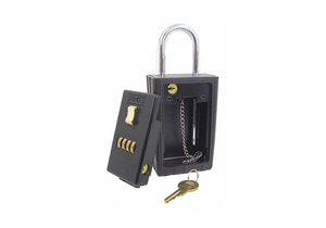 LOCK BOX 4-NUMBER HANGING SHACKLE by Nu-Set