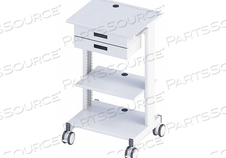 COMPUTER CART GRAY 42 H X 26-1/2 W by AFC Industries, Inc COMPUTER CART GRAY 42 H X 26-1/2 W by AFC Industries, Inc