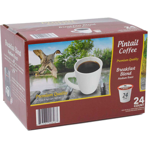 BREAKFAST BLEND, MEDIUM ROAST, 0.53 OZ., 24 K-CUPS/BOX by Pintail Coffee, Inc.