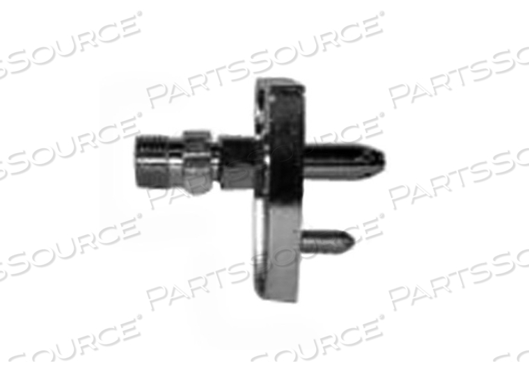 ADAPTER, GREEN, DISS MALE, OXYGEN MEDIA, MEETS CE, CSA, UL by Amico Patient Care Corporation