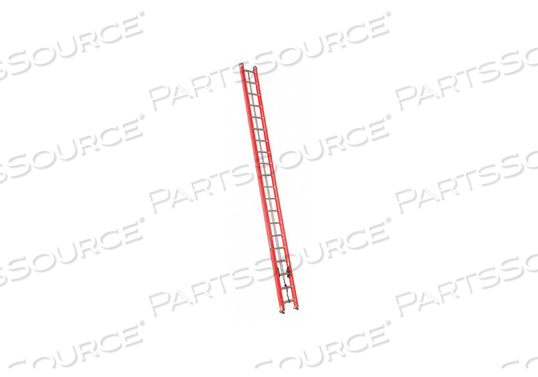 EXTENSION LADDER, MATERIAL FIBERGLASS, INDUSTRY LADDER SIZE 40 FT, EXTENDED LADDER HEIGHT 35 FT, ANSI TYPE IA, LOAD CAPACITY 300 LB, ADJUSTA by Westward EXTENSION LADDER, MATERIAL FIBERGLASS, INDUSTRY LADDER SIZE 40 FT, EXTENDED LADDER HEIGHT 35 FT, ANSI TYPE IA, LOAD CAPACITY 300 LB, ADJUSTA by Westward