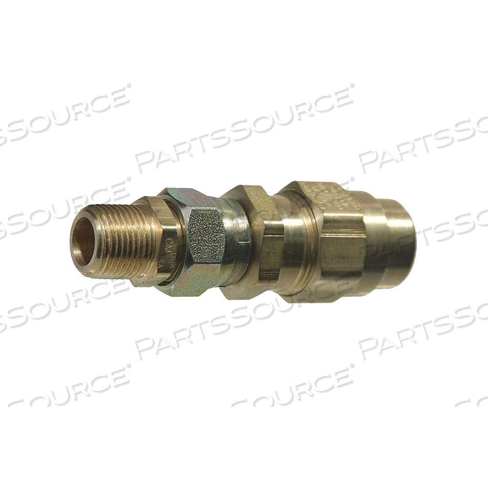 AIR BRAKE FITTING 1/2INTUBE BRASS 225PSI by Tramec Sloan