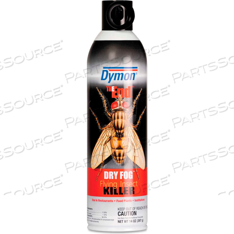 THE END DRY FOG FLYING INSECT KILLER, 20 OZ. AEROSOL FOGGER, 12 CANS by Dymon