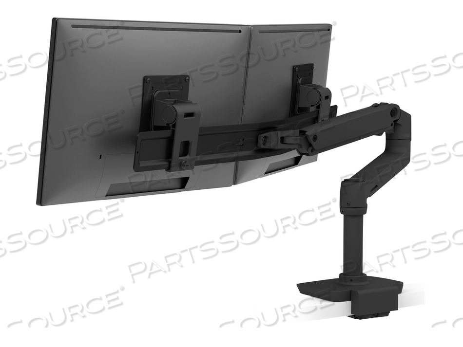 LX DESK DUAL DIRECT ARM, MOUNTING KIT, FOR 2 MONITORS, MATTE BLACK, SCREEN SIZE: UP TO 25", DESK-MOUNTABLE by Ergotron, Inc. LX DESK DUAL DIRECT ARM, MOUNTING KIT, FOR 2 MONITORS, MATTE BLACK, SCREEN SIZE: UP TO 25", DESK-MOUNTABLE by Ergotron, Inc.
