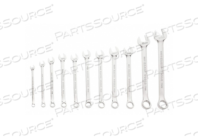 COMBINATION WRENCH SET, 11-PC METRIC COMBINATION WRENCH SET by Klein Tools