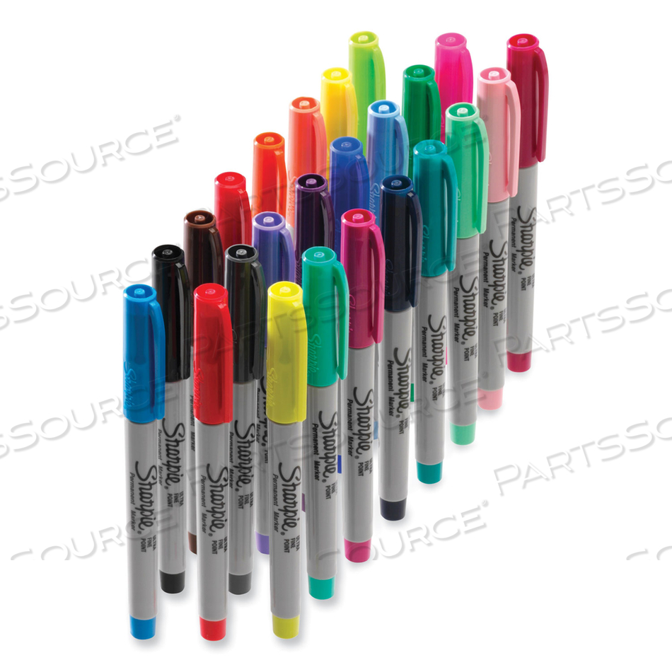 ULTRA FINE TIP PERMANENT MARKER, EXTRA-FINE NEEDLE TIP, ASSORTED LIMITED EDITION COLOR BURST AND CLASSIC COLORS by Sharpie