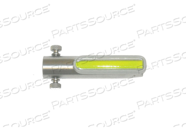 SYRINGE SHIELD, ALLOY TUNGSTEN, RUBBER LINING, BRIGHT YELLOW, 10 CC 