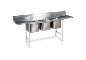 SCULLERY SINK WITHOUT FAUCET 90 IN L by Eagle Group