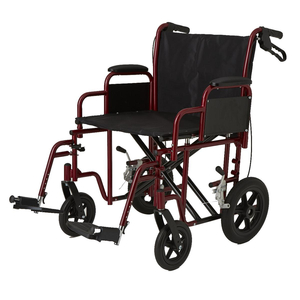 BARIATRIC TRANSPORT CHAIR WITH REMOVABLE DESK-LENGTH ARMS AND SWING-AWAY FOOTRESTS, 500 LB by Medline Industries, Inc. BARIATRIC TRANSPORT CHAIR WITH REMOVABLE DESK-LENGTH ARMS AND SWING-AWAY FOOTRESTS, 500 LB by Medline Industries, Inc.