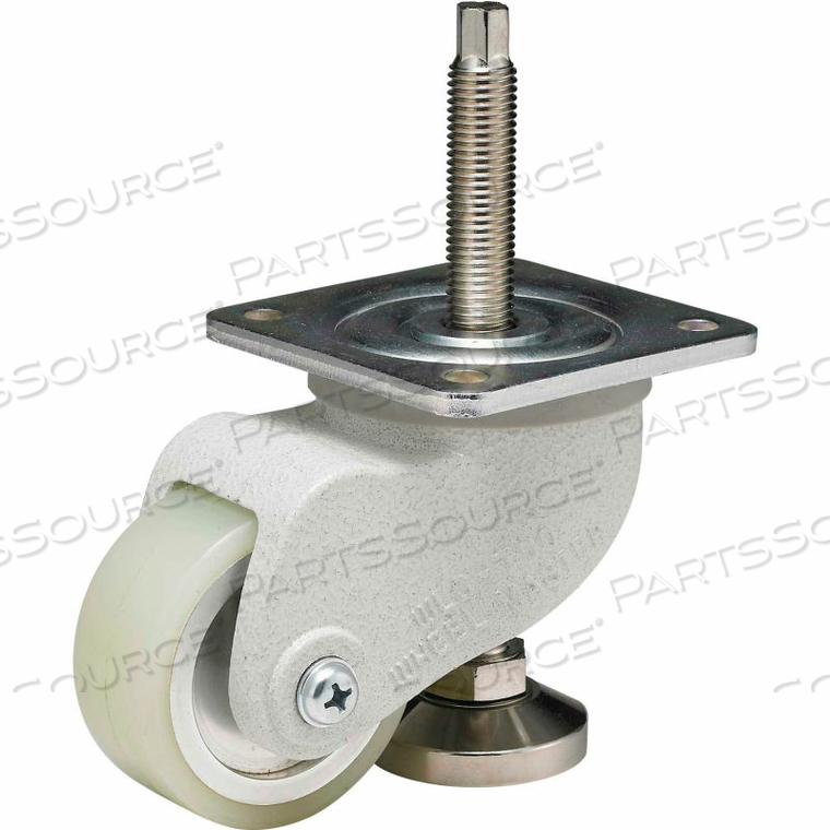 LEVELING CASTER 770 LB. CAPACITY - SWIVEL PLATE MOUNT 