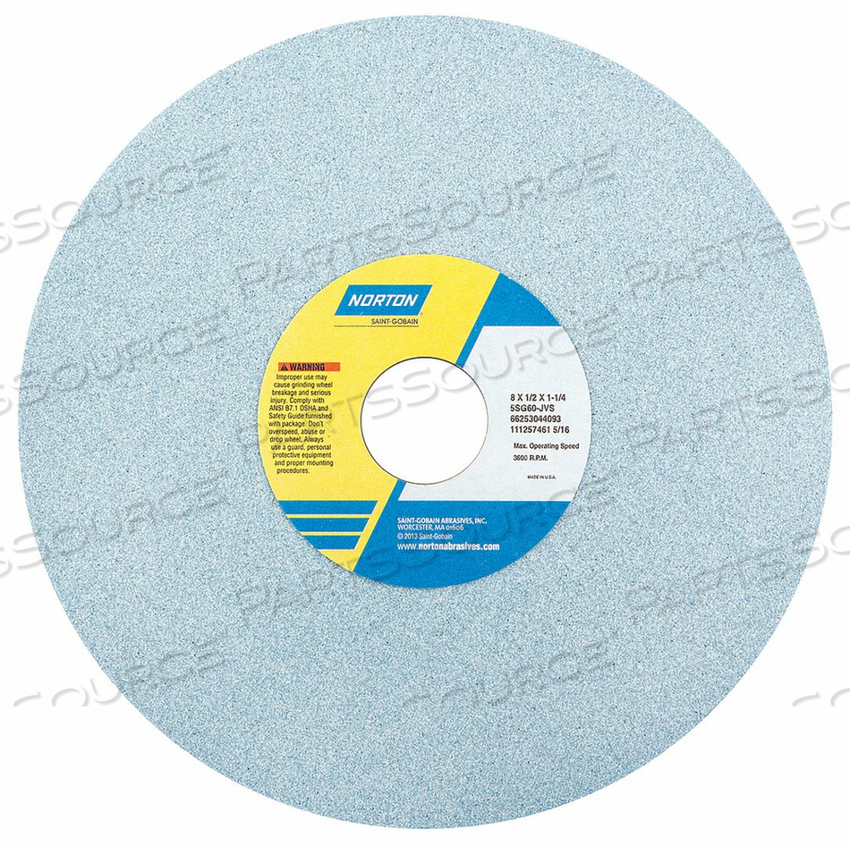 66253044090 Norton SaintGobain Abrasives GRINDING WHEEL T1 8X1/2X1