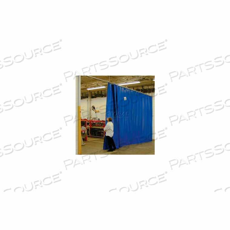 SOLID BLUE CURTAIN WALL PARTITION 24 X 12 by TMI, LLC